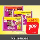 Allahindlus - Kiisueine Whiskas, 4x85-100 g