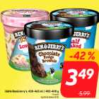Мороженое Ben & Jerry's, 438-465 мл / 402-408 г