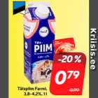 Магазин:Hüper Rimi, Rimi, Mini Rimi,Скидка:Цельное молоко
  Farmi
