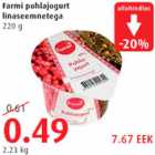 Farmi pohlajogurt linaseemnetega