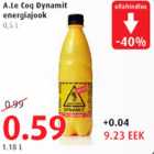 Allahindlus - A.Le Coq Dynamit energiajook