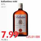 Allahindlus - Ballantines viski