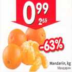 Allahindlus - Mandariin, kg