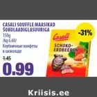 CASALI SOUFFLE MAASIKAD
ŠOKOLAADIGLASUURIGA
150g