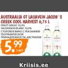 AUSTRAALIA GT LAUAVEIN JACOB´S
CREEK COOL HARVEST 0,75 L