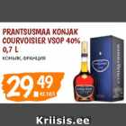 Allahindlus - PRANTSUSMAA KONJAK
COURVOISIER VSOP 40%
0,7 L