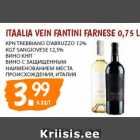 ITAALIA VEIN FANTINI FARNESE 0,75 L