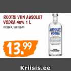 Allahindlus - ROOTSI VIIN ABSOLUT
VODKA