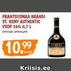 PRANTSUSMAA BRÄNDI
ST. REMY AUTHENTIC
VSOP