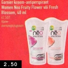 Allahindlus - Garnier kreem-antiperspirant Women Neo Fruity Flower või Fresh Blossom, 40 ml