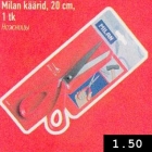 Allahindlus - Milan käärid, 20 cm