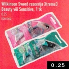 Allahindlus - Wilkinson Sword raseerija Xtreme3 Beauty või Sensitive, 1 tk