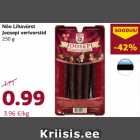 Nõo Lihavürst
Joosepi verivorstid
250 g