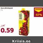 Aura jõhvikajook
1 L
