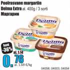 Allahindlus - Poolrasvane margariin
Delma Extra al. 400g / 3 sorti
