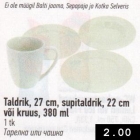 Taldrik, supitaldrik või kruus