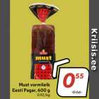 Must vormileib
Eesti Pagar, 600 g