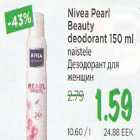 Allahindlus - Nivea Pearl Beauty deodorant naistele