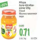 Milupa õuna-kõrvitsapüree
4 kuud