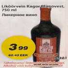 Alkohol - Liköörvein Kagor Blagovest