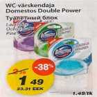 Allahindlus - WC-värskendaja Domestos Double Power