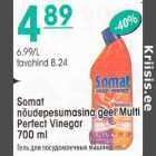 Somat nõudepesumasina geel Nulti Perfect Vinegar 700 ml