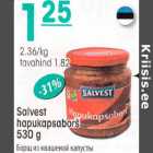 Salvest hapukapsaborš 530 g