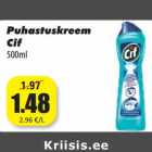 Puhastuskreem
Cif
500ml