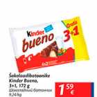 Allahindlus - Šokolaadibatoonike Kinder Bueno, 3+1, 172 g