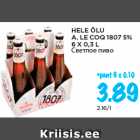 HELE ÕLU
A. LE COQ 1807 5%
6 X 0,3 L