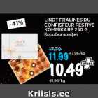 LINDT PRALINES DU
CONFISFEUR FESTIVE
KOMMIKARP 250 G