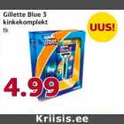Магазин:Comarket,Скидка:Подарочный набор Gillette Blue 3