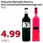 Hispaania Murivedro Reserva,Rosa kaitstud päritolunimetusega vein 75 cl