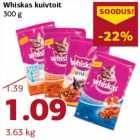 Магазин:Comarket,Скидка:Сухой корм Whiskas 300 г