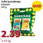 Allahindlus - Taffel kartulikrõps kakspäkk 440 g