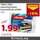 Vileda Glitzi
puhastussvamm
keraamilisele pliidile
2 tk
