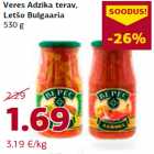Veres Adzika terav,
Letšo Bulgaaria
530 g