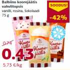 Магазин:Comarket,Скидка:Мороженое Balbiino в
вафельном стаканчике
