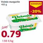 Магазин:Comarket,Скидка:Маргарин Voimix
400 г
