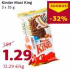 Магазин:Comarket,Скидка:Kinder Maxi King