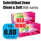 Allahindlus - Salvrätikud Zewa
Clean & Soft