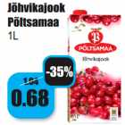Клюквенный напиток
Põltsamaa
1 л