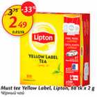 Must tee Yellow Label, Lipton