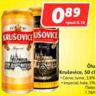 Õlu
Krušovice
• Cerne, tume, 3,8%
• Imperial, hele, 5%