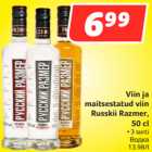 Alkohol - Viin ja
maitsestatud viin
Russkii Razmer
