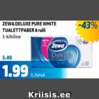 Zewa Deluxe Pure White tualettpaber