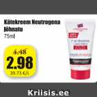 Allahindlus - Kätekreem Neutrogena jõhnatu 75 ml