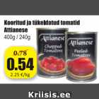 Allahindlus - Kooritud ja tükeldatud tomatid Attianese