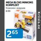 Allahindlus - MEGA BLOKS MINIONS KOMPLEKT