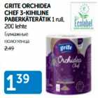 Allahindlus - GRITE ORCHIDEA CHEF 3-KIHILINE PABERKÄTERÄTIK 